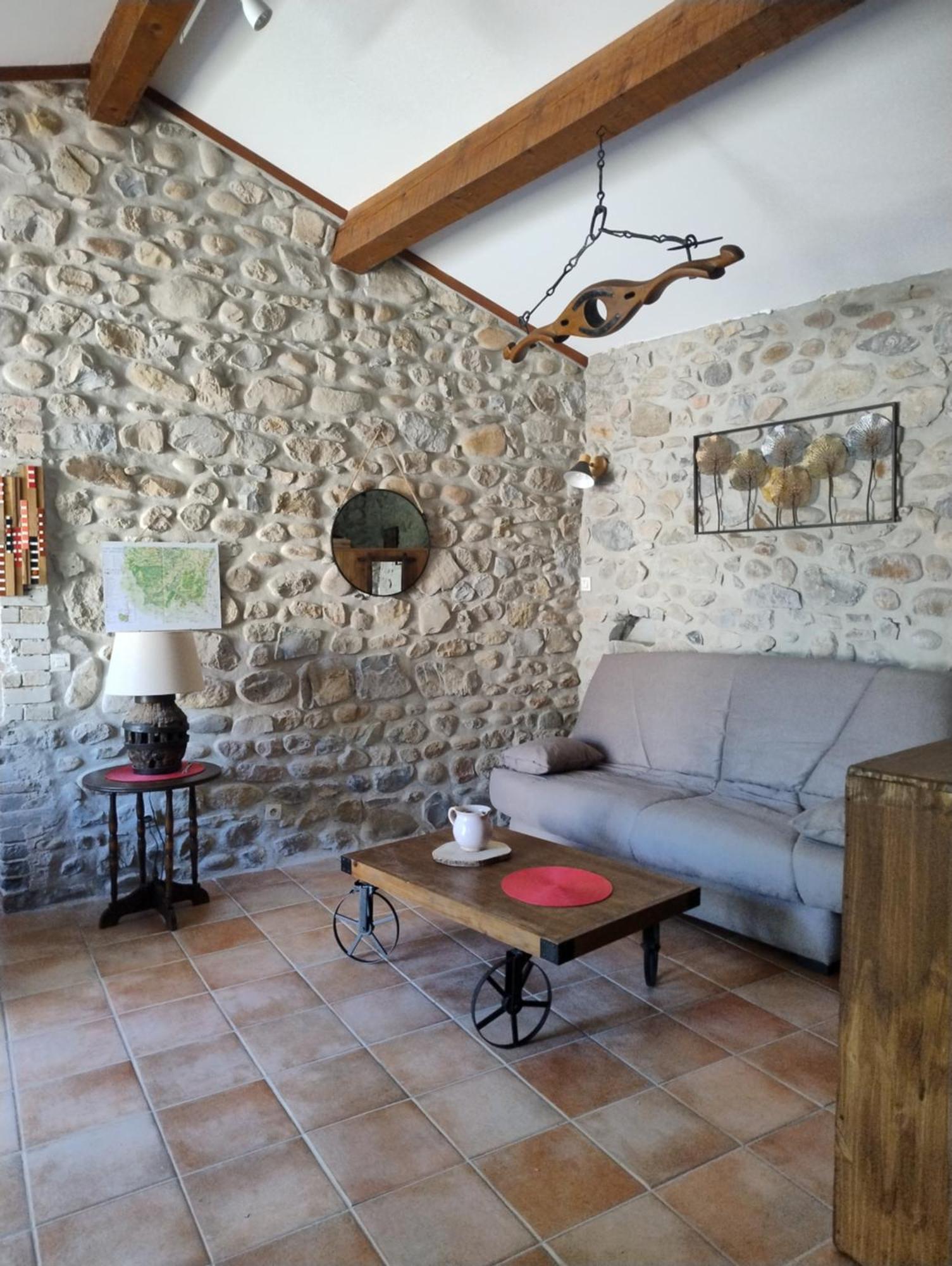 Lou Caladou Gite En Pierre Avec Bain A Remous Vallon-Pont-dʼArc Exterior foto